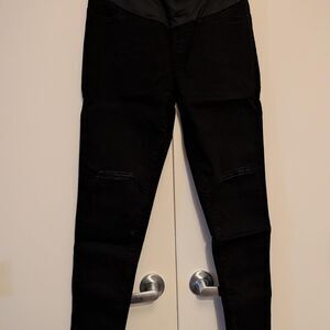 Black maternity jeans